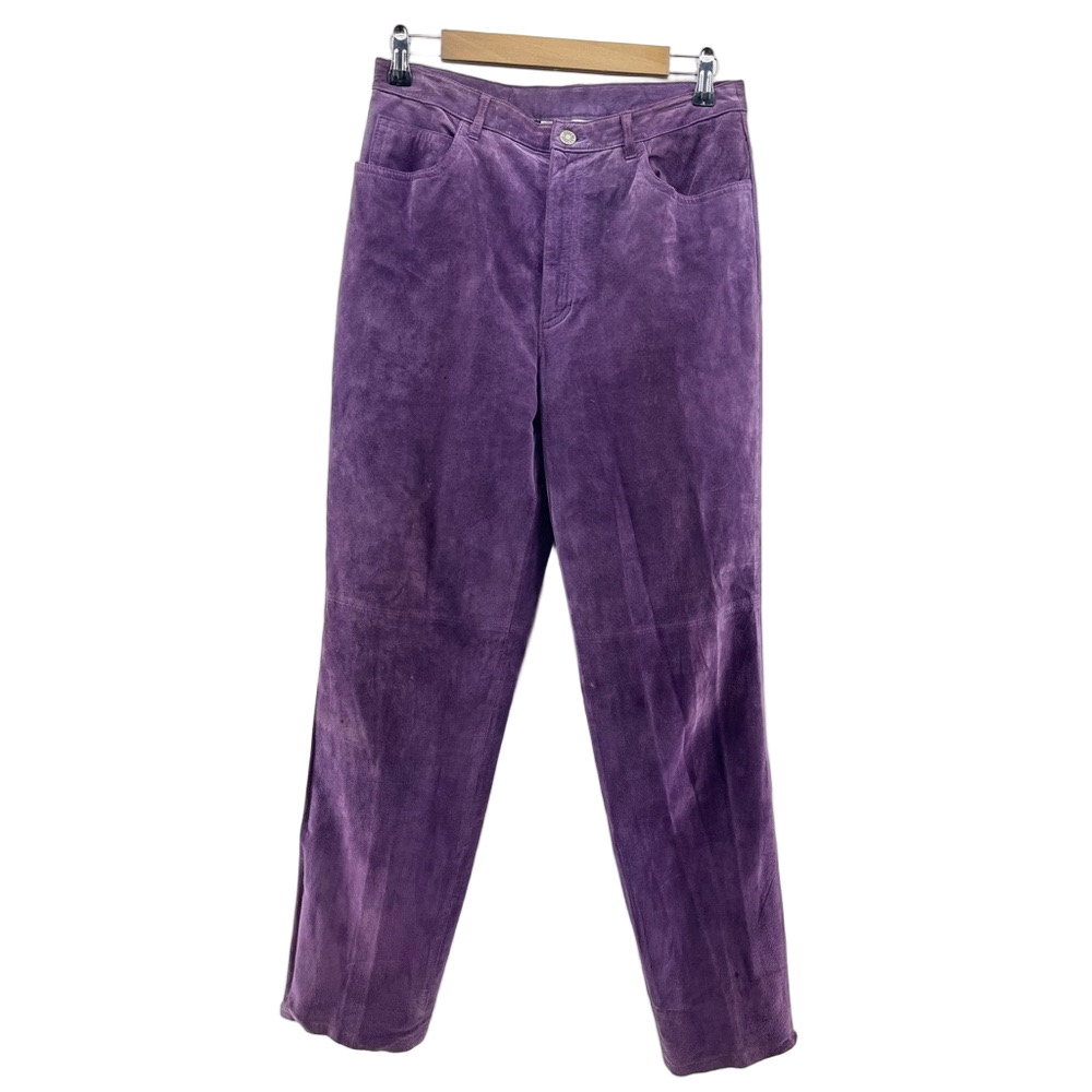 Vintage Violet Purple Suede Jones Wear Women's Jeans Size 8